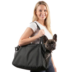 NoblePup tote pour animaux avec mesh: ventilation efficace pour votre compagnon.