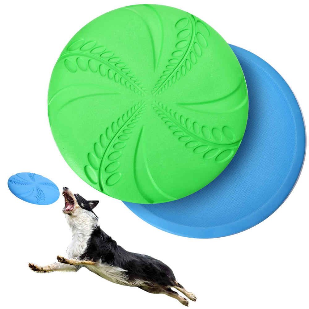 Nobleza disque-chien volants 8p bleu – parfait pour des jeux de fetch sûrs et amusants.