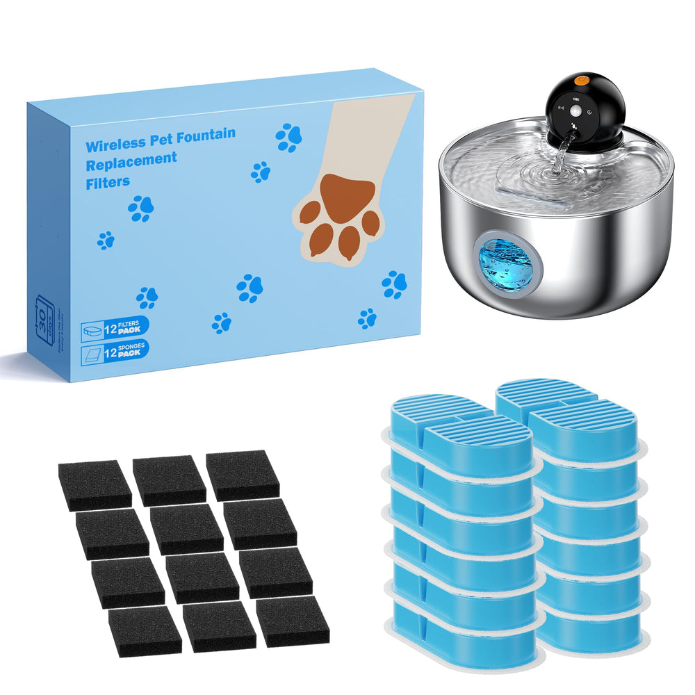 NOBXBON filtre chat: filtration à quatre étapes pour une eau plus fraîche
