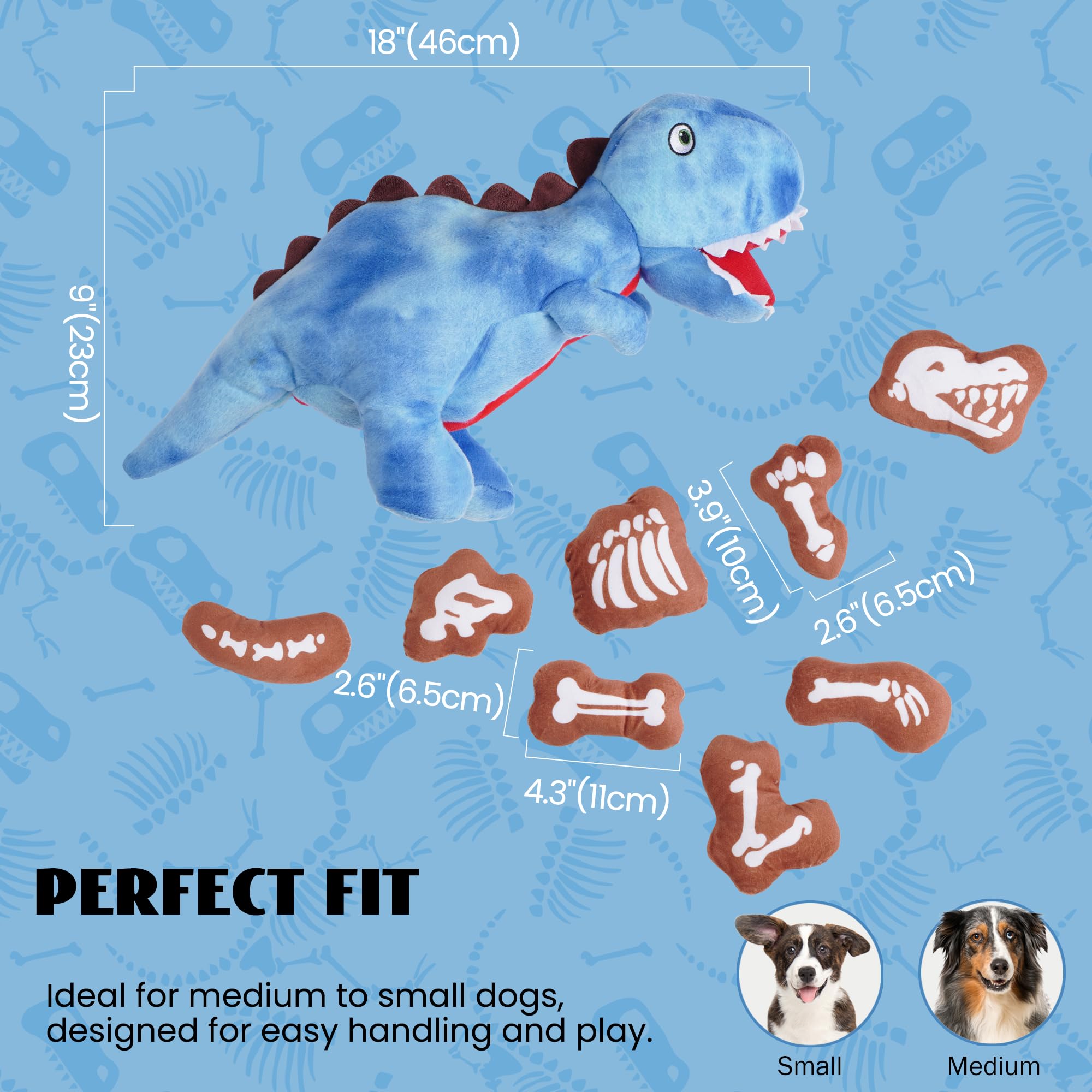 Nocciola dinosaure-doudou-fermeture-accessible: acces facile au contenu pendant le jeu.