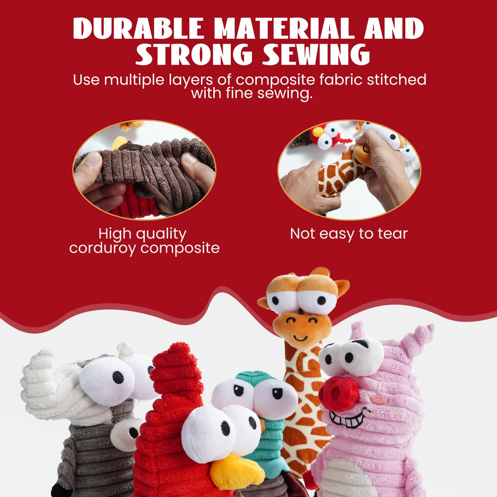 Jouet zoo Critters Nocciola, variété de formes pour un jeu varié.