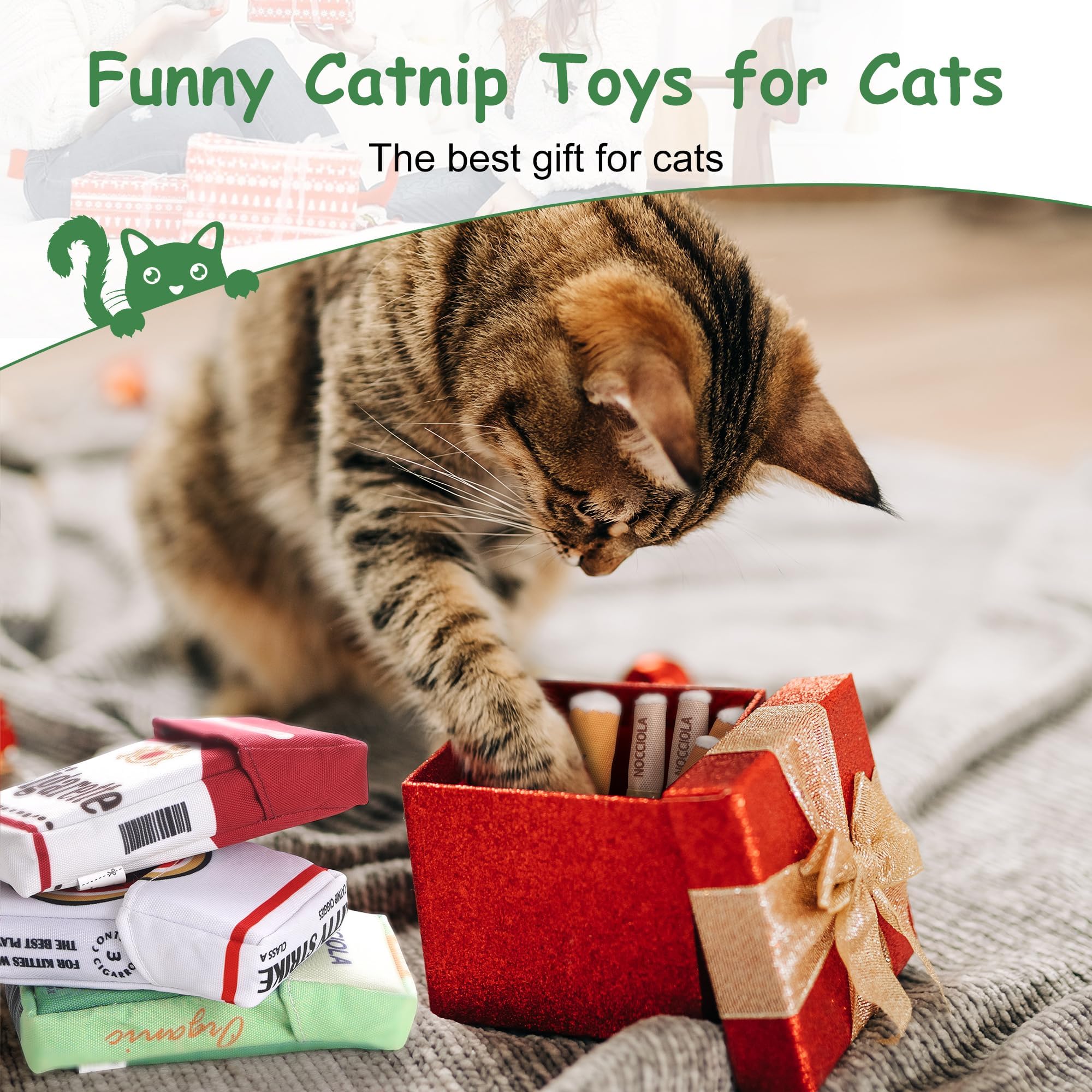 Nocciola jouets-chat-catnip-pour-chatons-dentition : doux et sûr pour les dents des chatons