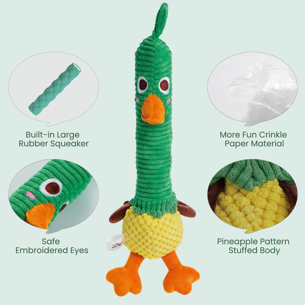 Nocciola texture crinkle et peluche douce pour stimulation sensorielle.