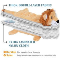 Nocciola zebre interactif: peluche résistante pour poursuite et stimulation.