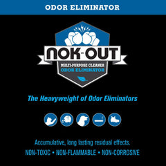 NOK OUT Odor Remover — nettoie tapis et tissus sans parfum résiduel.