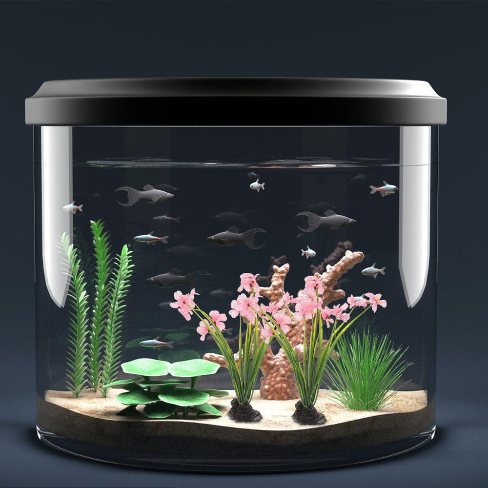 NOLITOY décoration aquarium rose élégante pour un intérieur aquatique chic