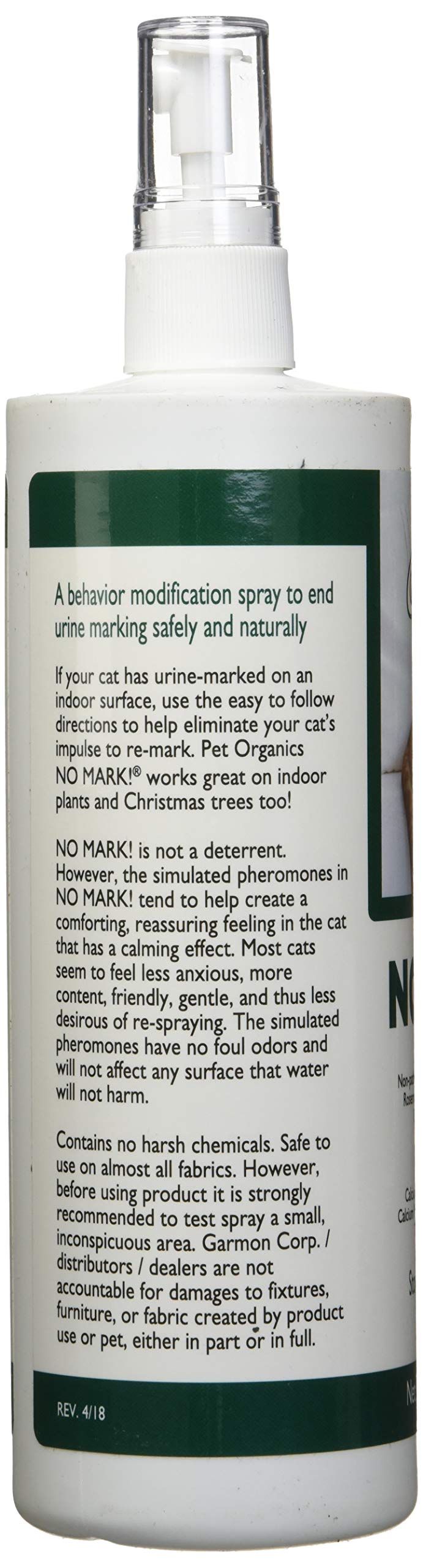No Mark Spray sur tissus avec odeur neutre pour canapés et literie.