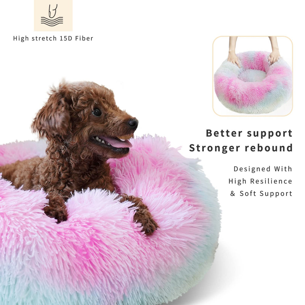 Rebord élevé donut Nononfish, confort pour chat.