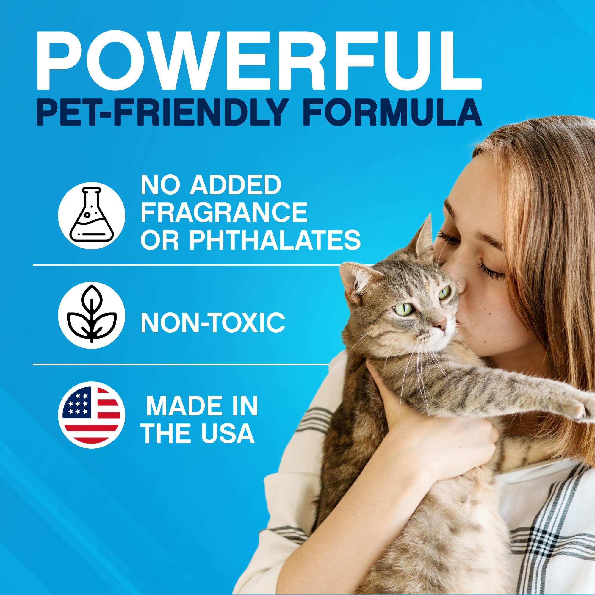 NonScents Cat Box Deodorizer applications-polyvalentes s’applique sur bac, poubelles et caisses