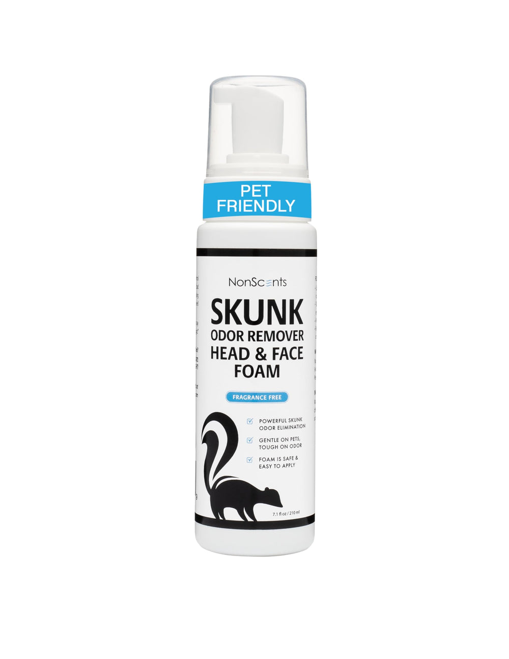 Nonscents mousse eliminee pour traiter l odeur mouffette sur les textiles.