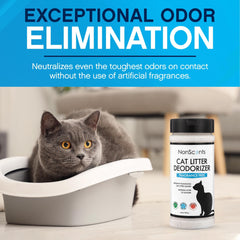 NonScents neutralisation moléculaire des odeurs dans la litière.