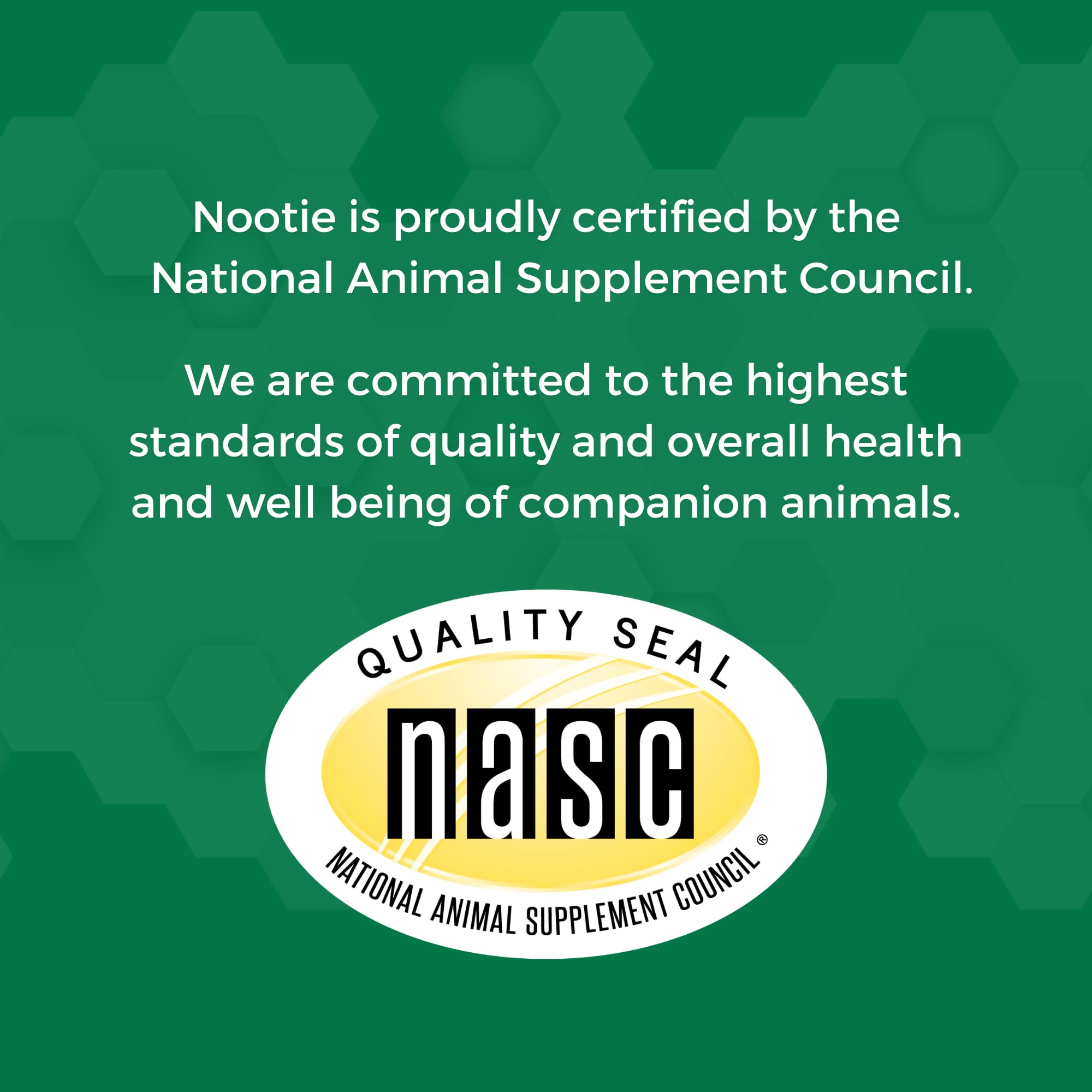 Progility Nootie – NASC certifié et fabriqué aux États‑Unis, norme qualité.