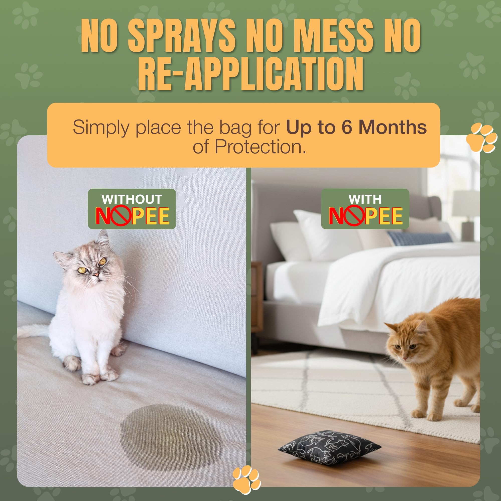NOPEE sac-anti-marquage-chat offre une utilisation-simple et durable.