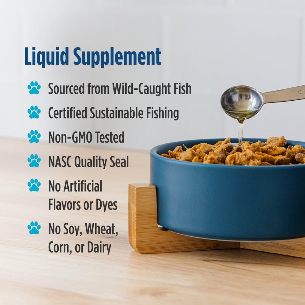 Nordic Naturals Omega-3 Pet – pratique à mélanger à l’alimentation.