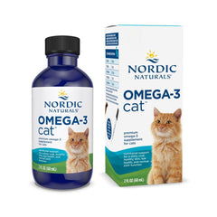Nordic Naturals Omega-3 Chat – bouteille avec pipette, soutien potentiel au cœur et au pelage