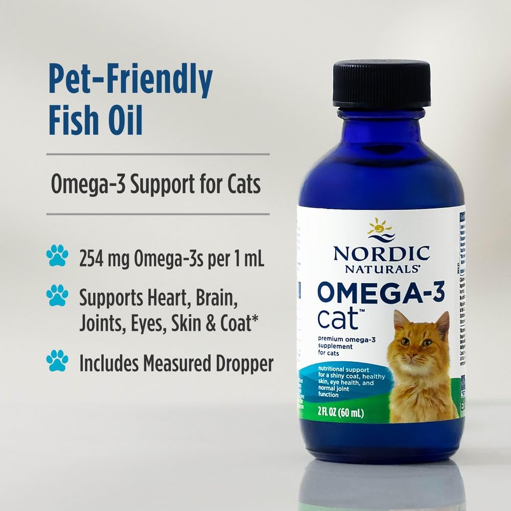 Nordic Naturals Omega-3 Chat – dose facile pour chaque repas