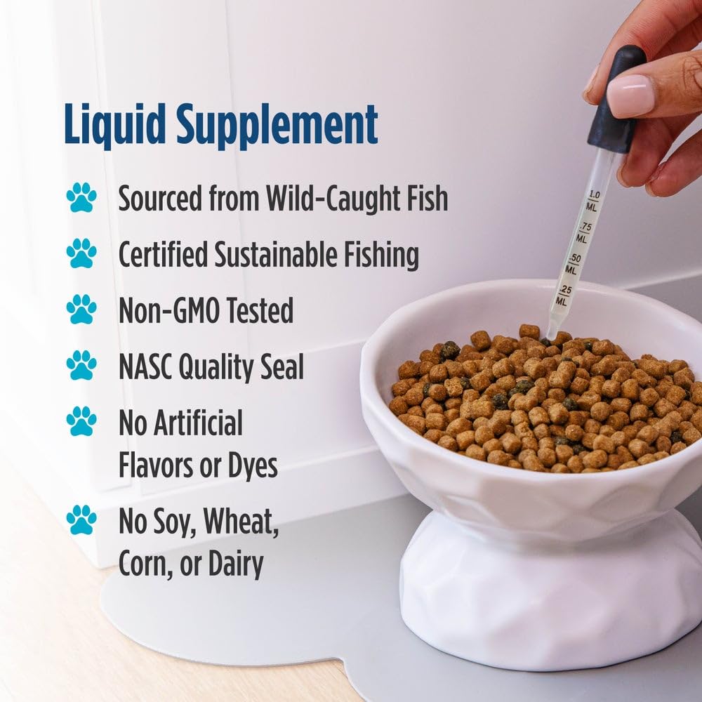 Omega-3 Nordic Naturals pour chat – pelage brillant et sain