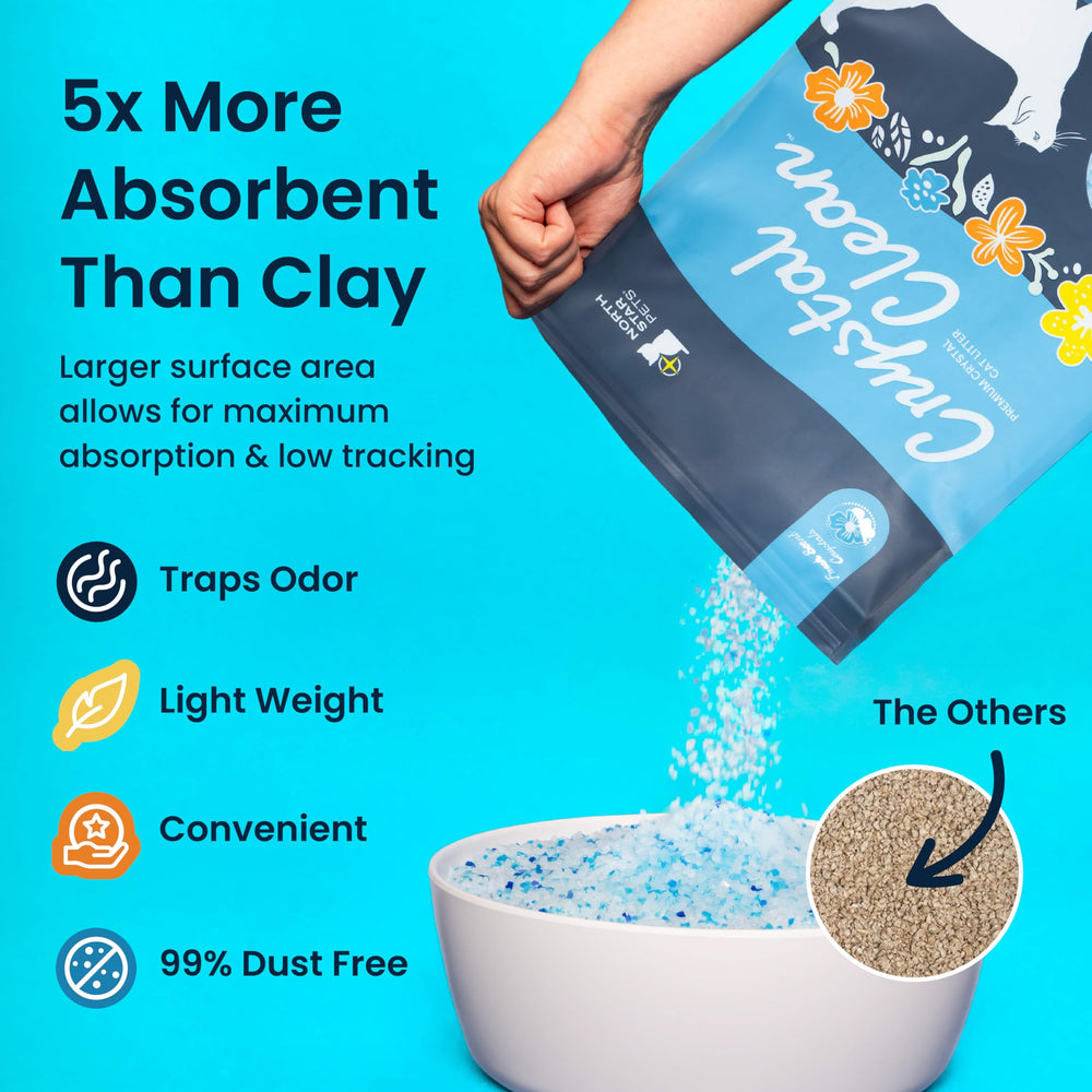 Crystal Clean – absorption rapide des odeurs pour un intérieur frais