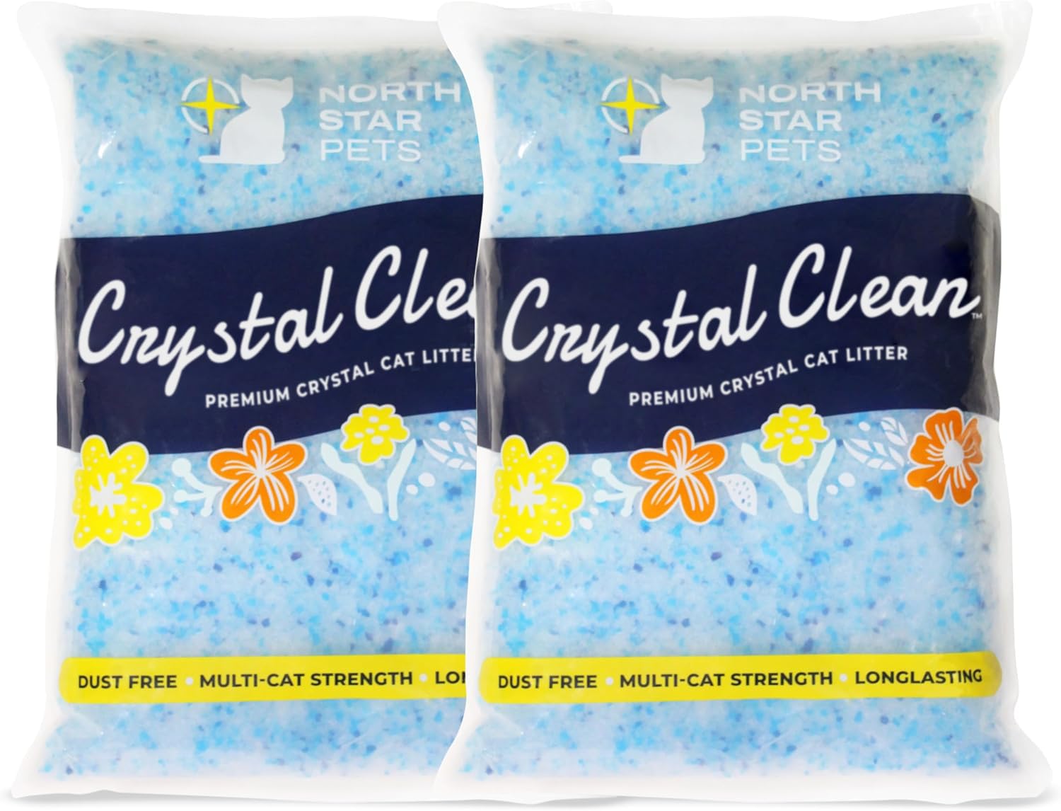 North Star Pets Crystal Clean – sac de 4,3 lb prêt à l’emploi