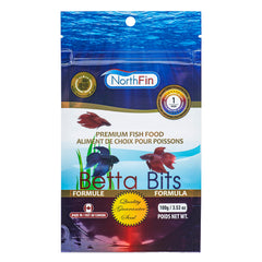 NorthFin Betta Bits – pellets 1 mm faciles à digérer pour Bettas.