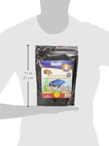 Northfin Cichlid Formula emballage 500 g : alimentation équilibrée et couleurs vives