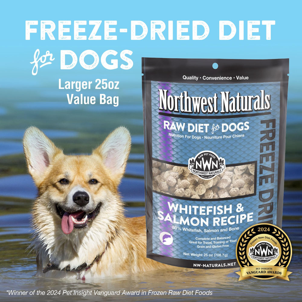 Northwest Naturals bouchées petites poisson saumon, facile à servir lors des repas ou entraînements.