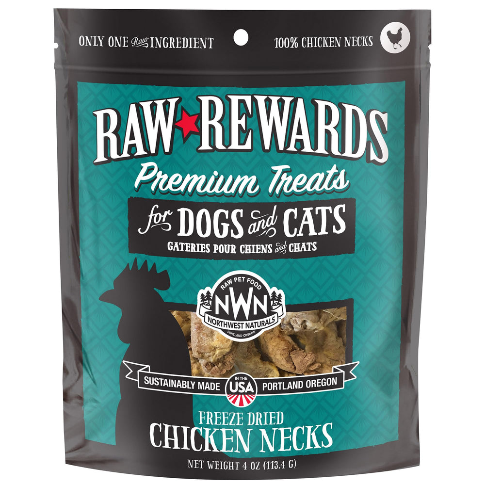 Northwest Naturals cou entier lyophilise pour chiens et chats, pratique et naturelle.