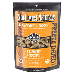 Northwest Naturals Dinde Lyophilisée – bouchées miniatures faciles à mâcher pour chiens