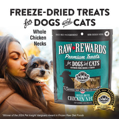 Northwest Naturals petits morceaux lyophilisés faciles a mâcher pour chiens et chats.
