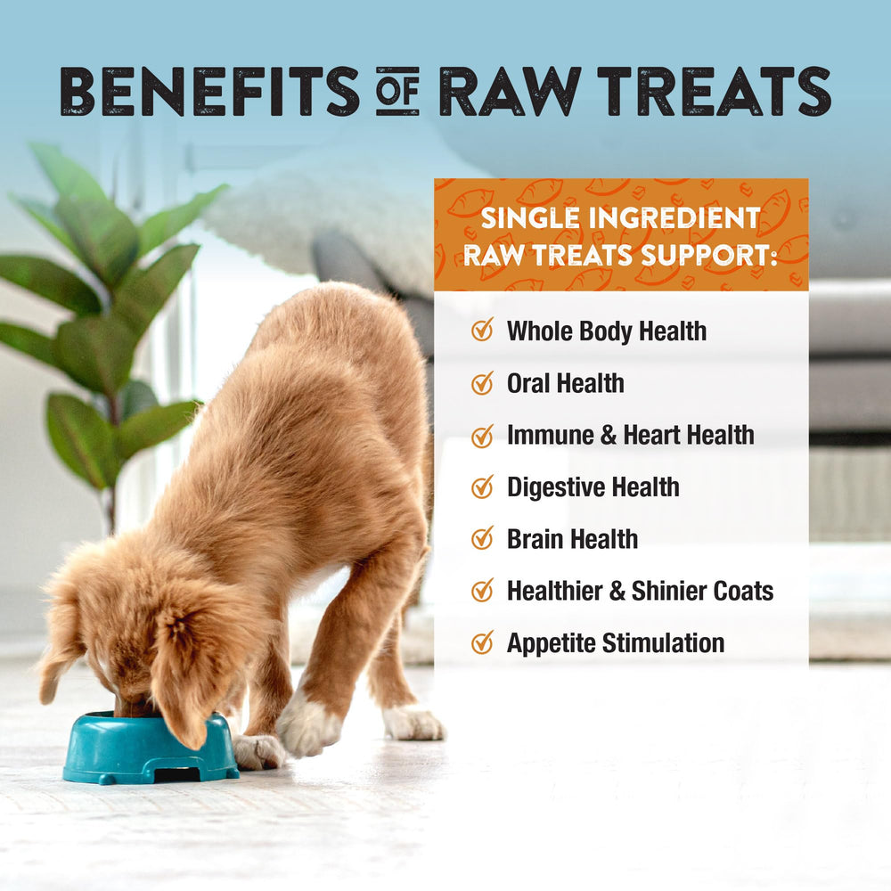 Northwest Naturals Raw Rewards goût naturel, parfait pour stimuler l'appétit des animaux difficiles.
