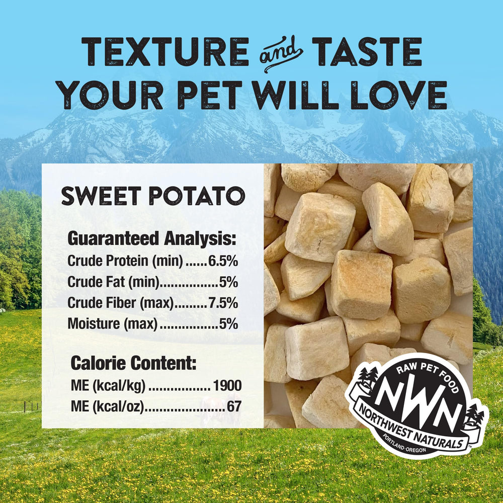 Northwest Naturals Raw Rewards ingrédients qualité humaine, sécurité et traçabilité pour les friandises.