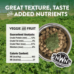 Northwest Naturals Topper texture légère, facile à saupoudrer sur les repas.