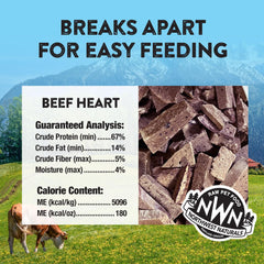 Ingrédient unique Northwest Naturals, boeuf, alimentation simple et naturelle.