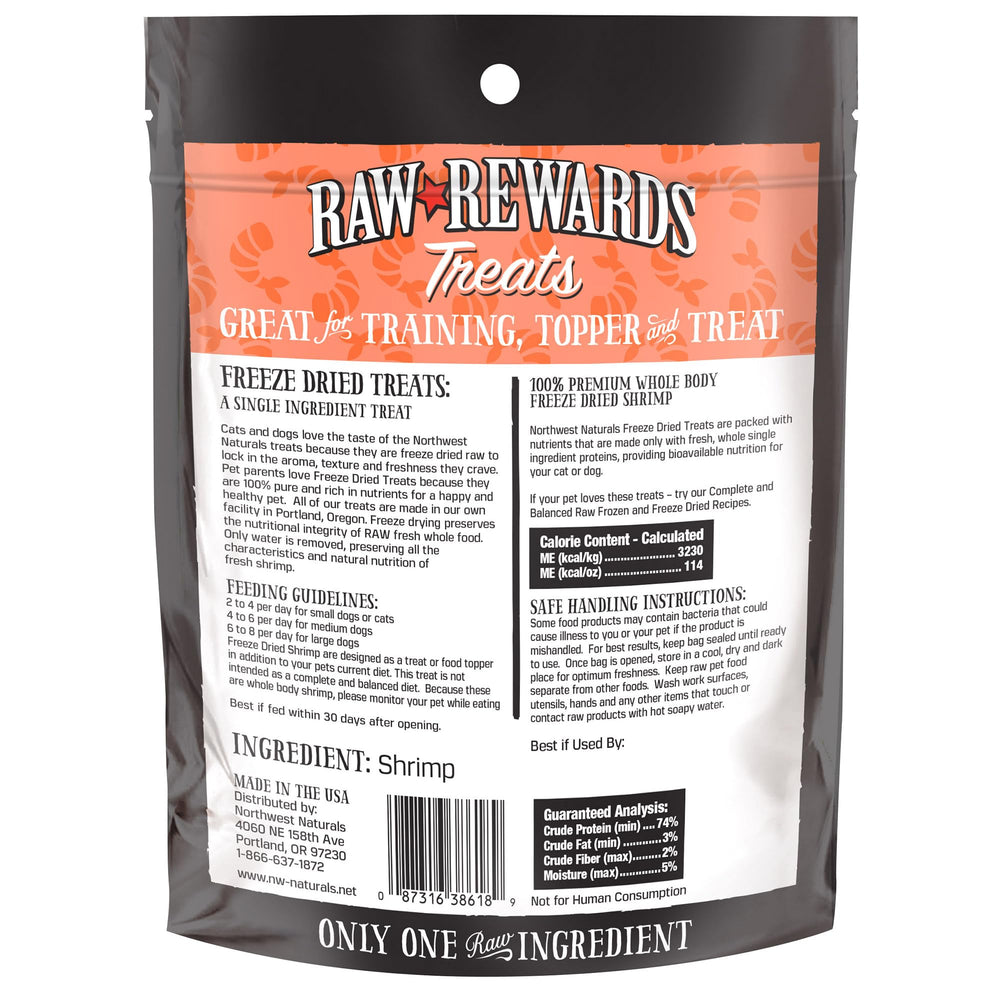 Northwest Naturals usage entraînement chiens et chats, portion pratique.