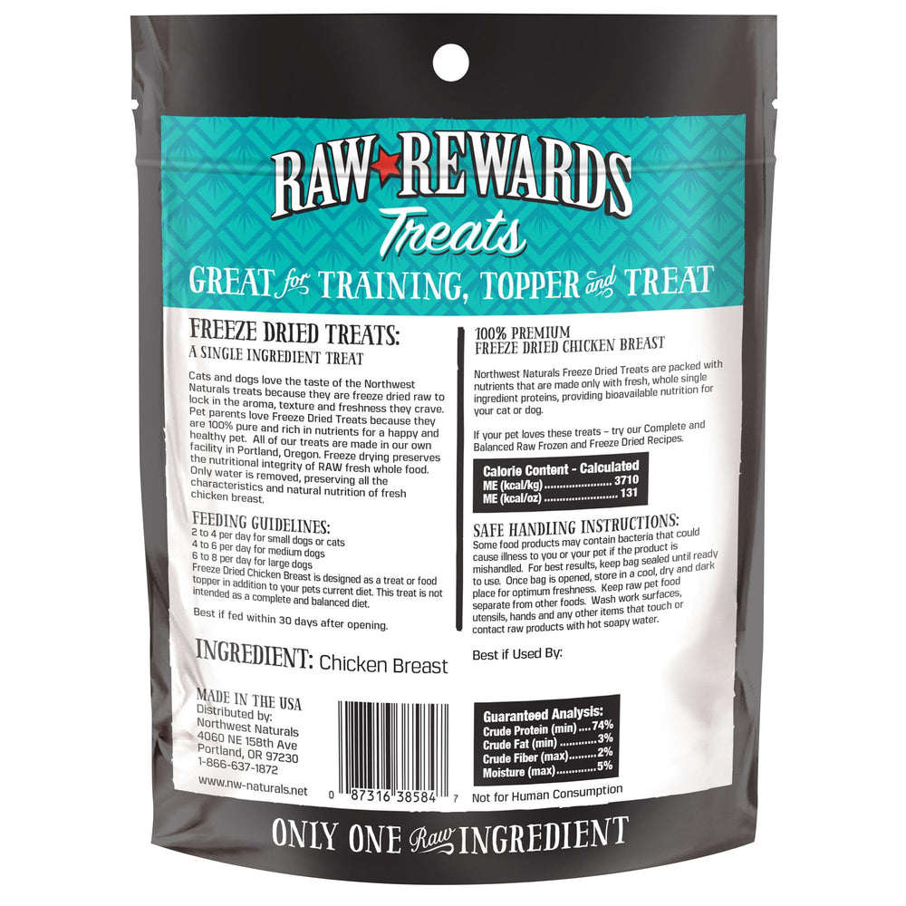 Northwest Naturals utilisation-quotidienne-recompense, friandise simple pour récompenser.