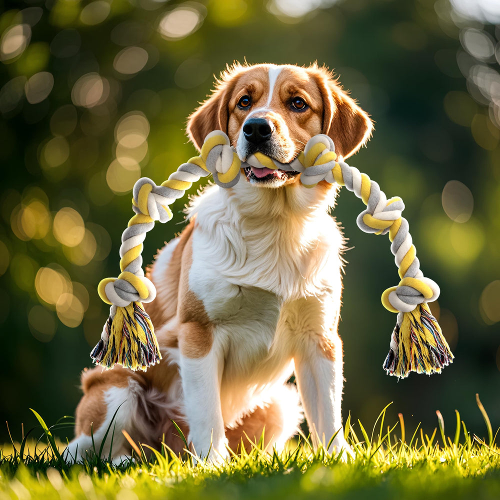 Norvy jouet corde chien XXL education-entrainement, pratique pour la discipline et la concentration.