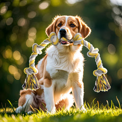 Norvy jouet corde chien XXL education-entrainement, pratique pour la discipline et la concentration.