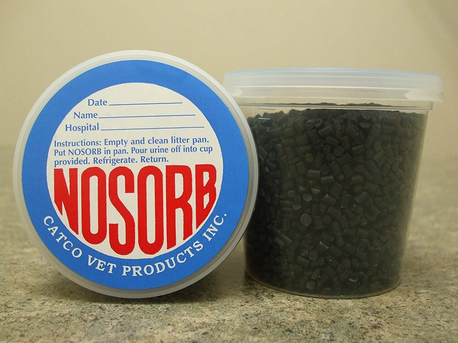 NOSORB – gobelets d’analyse d’urine pour chat, résultats rapides et fiables en pratique vétérinaire.