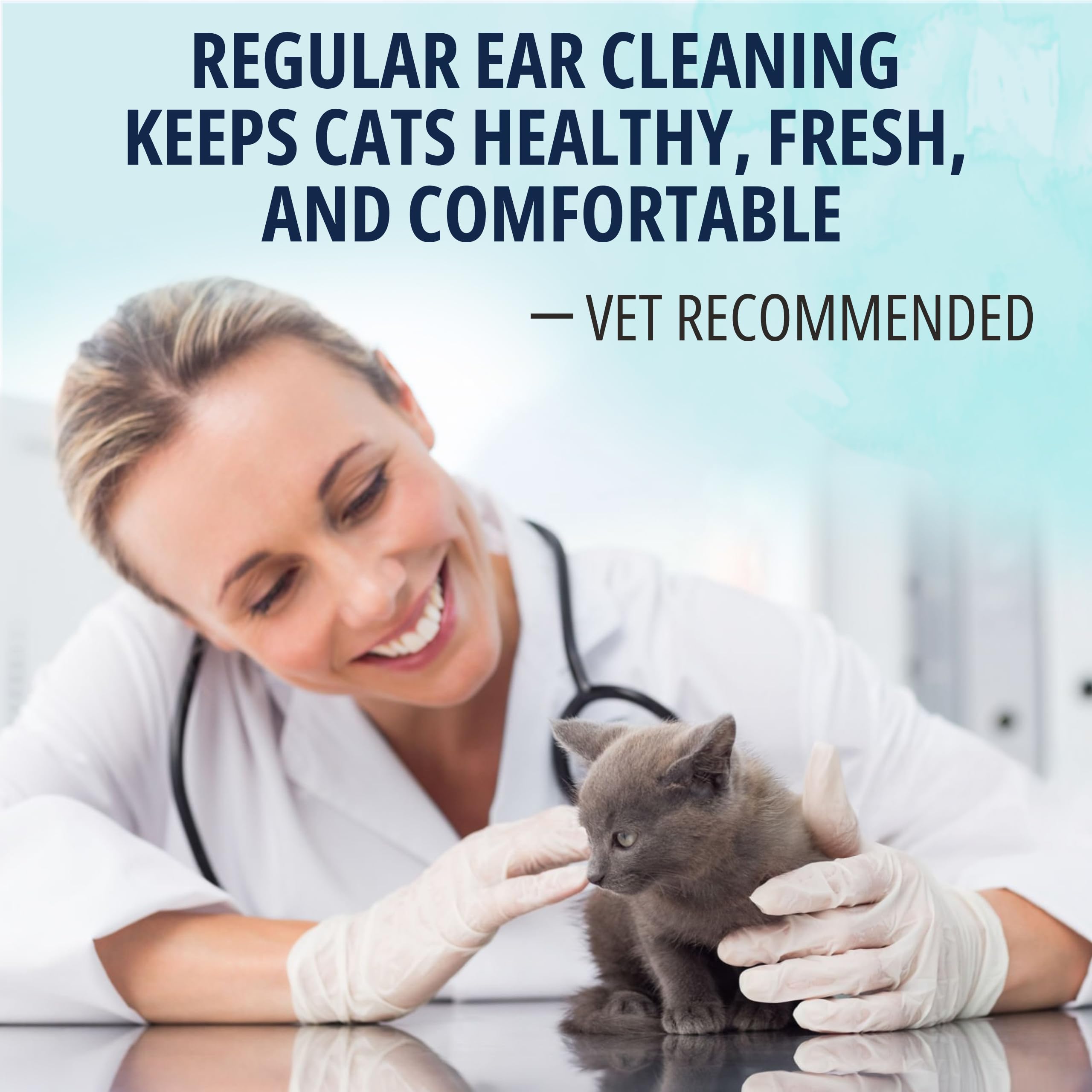 Pack de 150 lingettes NOVEHA pour soin régulier des oreilles.