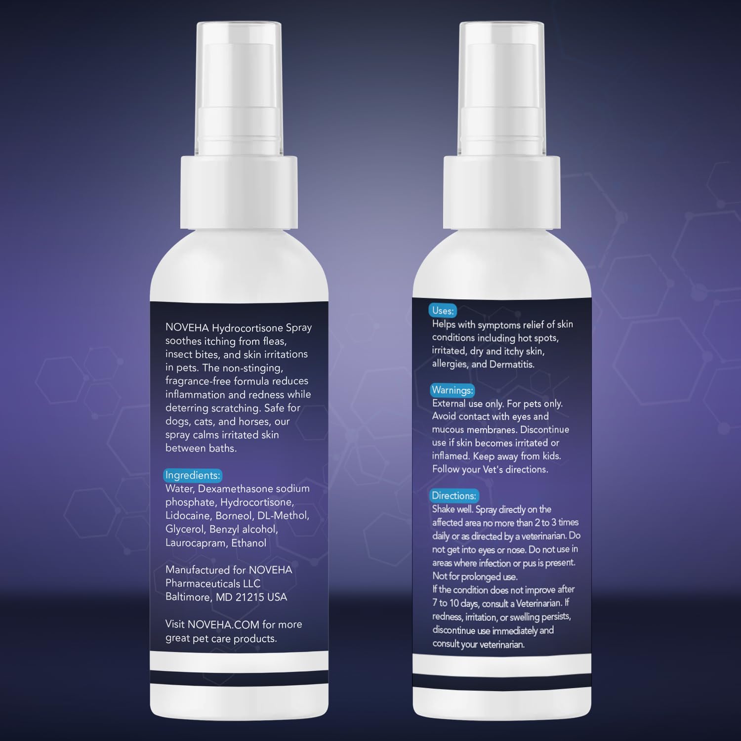 NOVEHA Hydrocortisone 1% – utilisation sûre et pratique