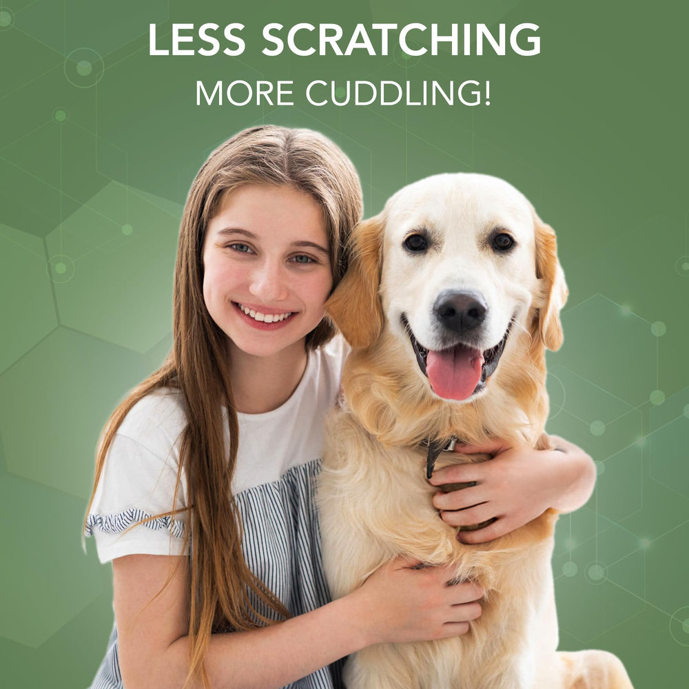 NOVEHA soulage les démangeaisons chez le chien, application facile.