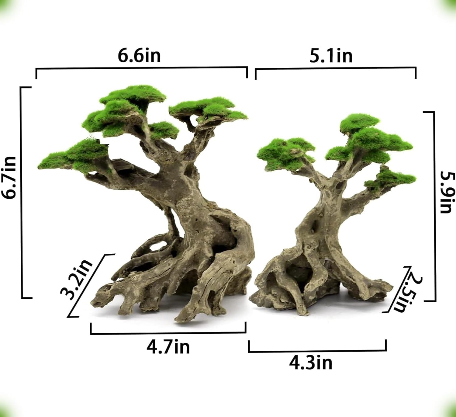 Novelsite décor en grès durable pour aquarium.