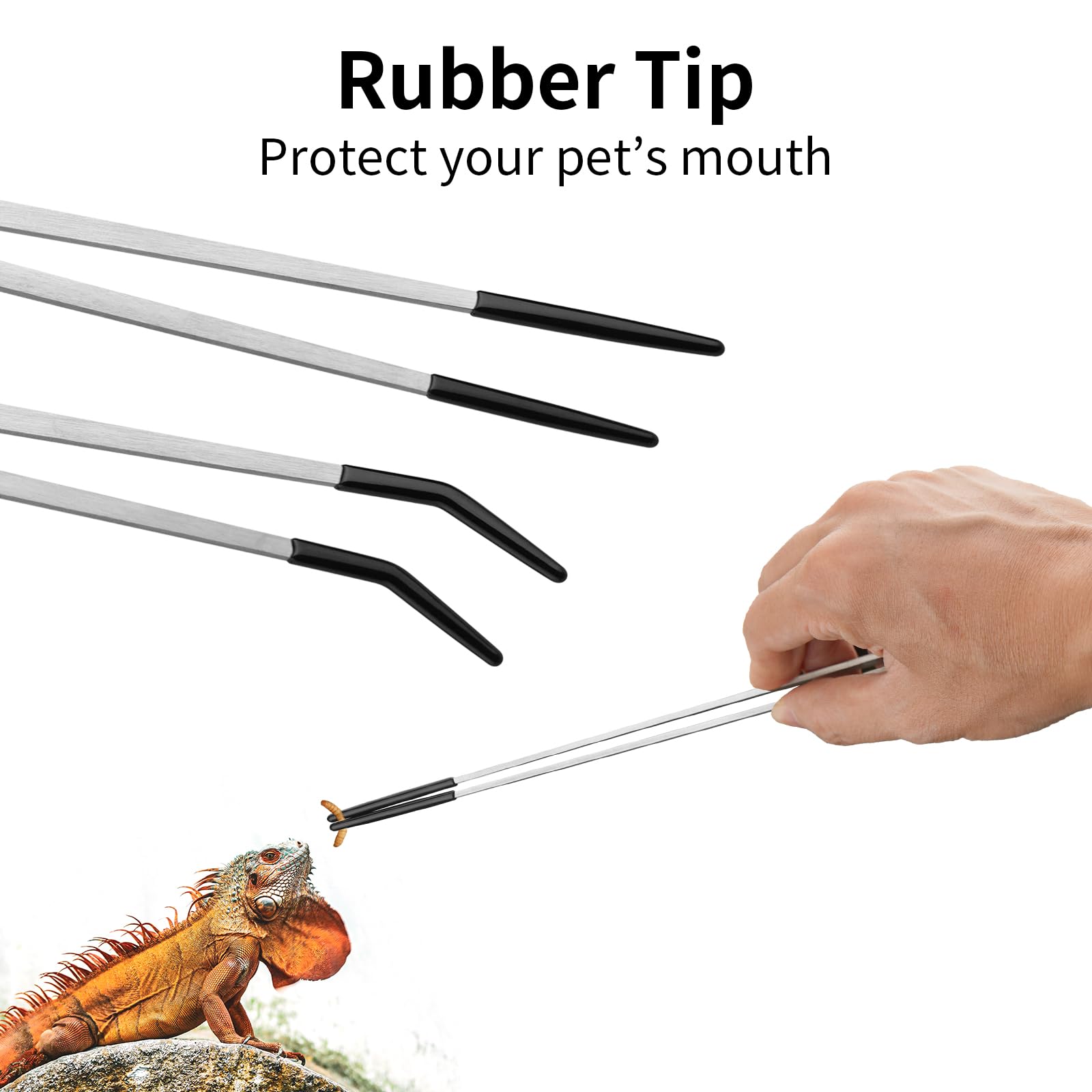 Novery embouts-caoutchouc pinces reptile protège bouche et morsures.