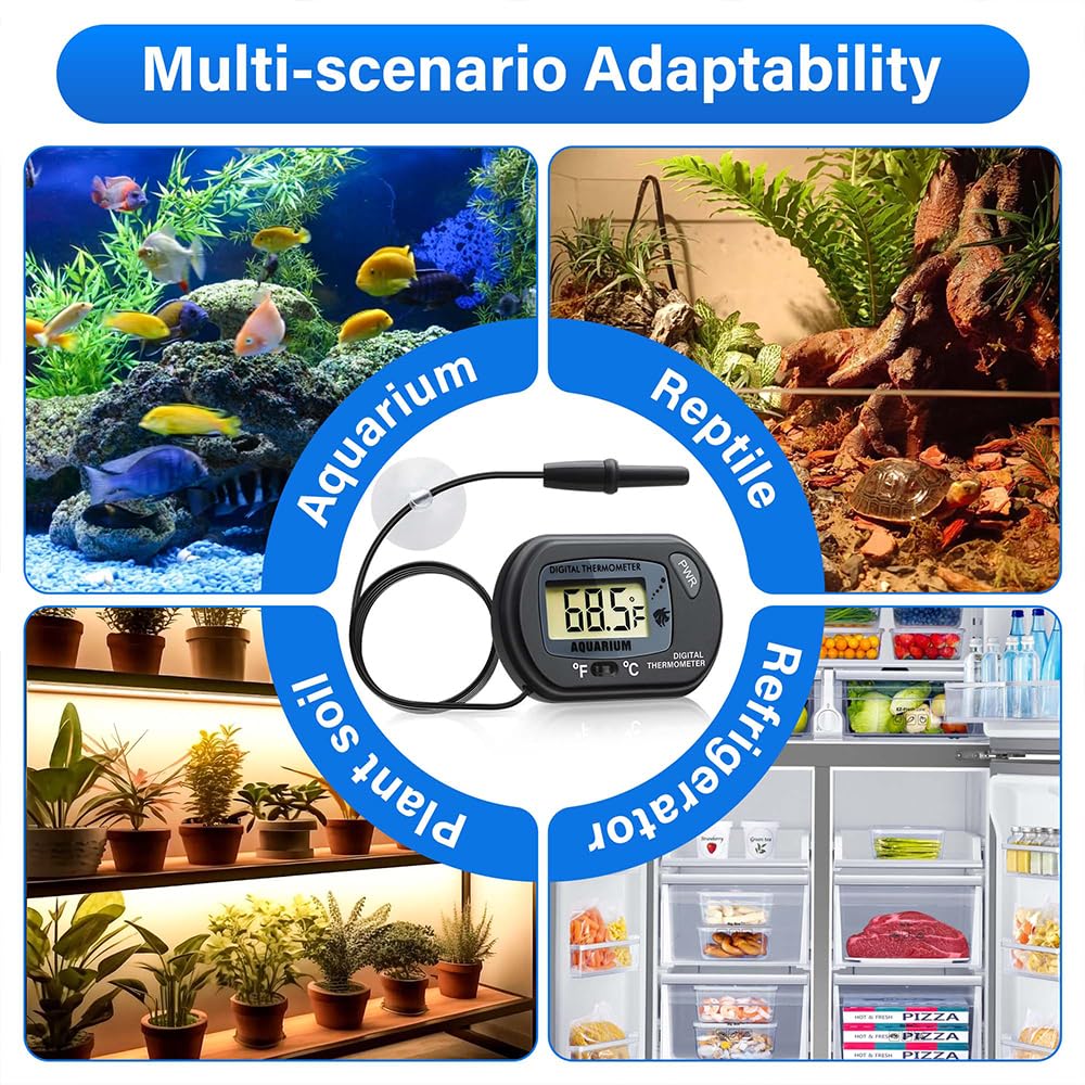 Utilisation polyvalente dans aquariums, terrariums et serres