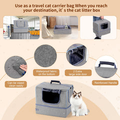Novolab support inox litière chat: structure solide évitant l’effondrement.