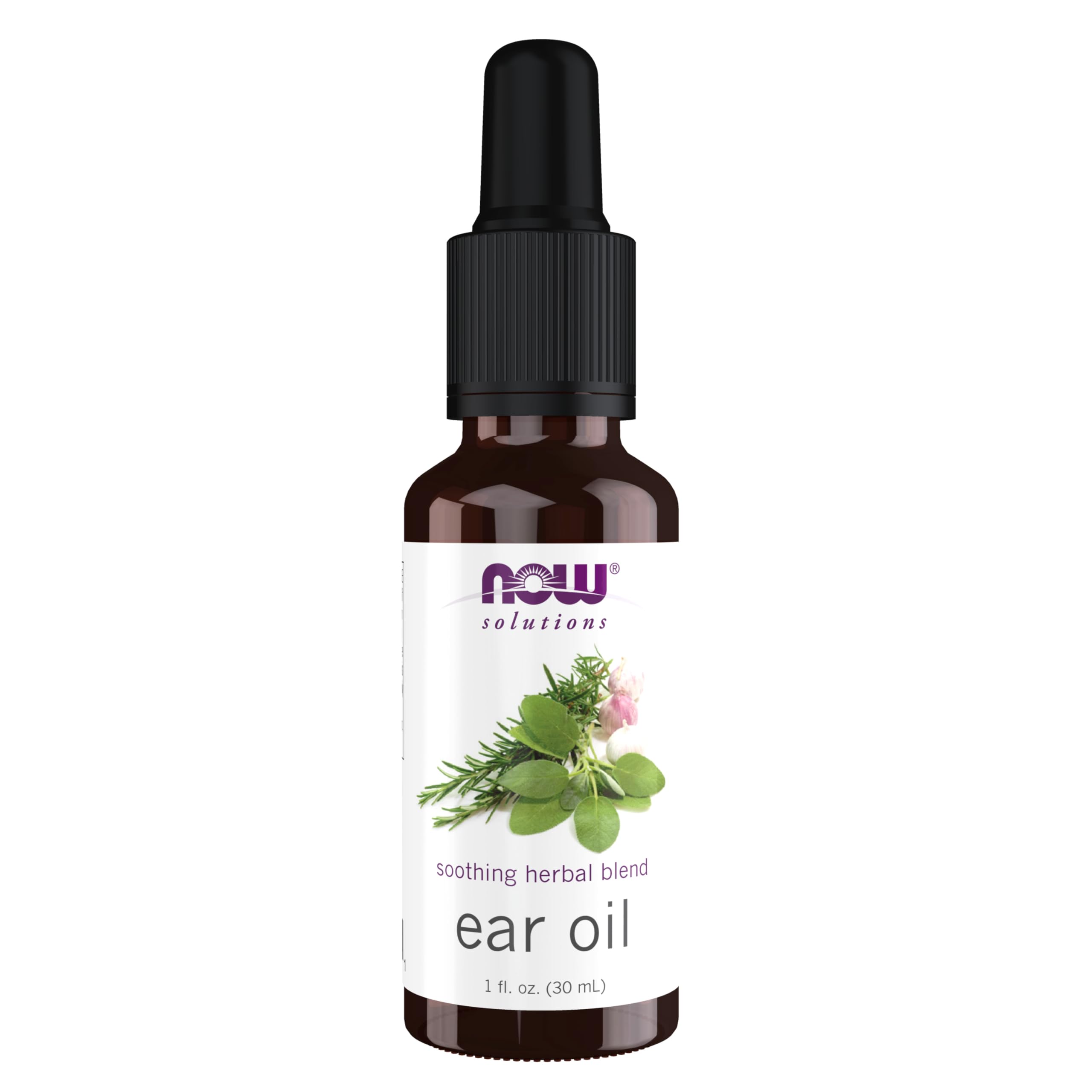 NOW Foods Ear Oil: flacon 1 oz pour une utilisation douce.