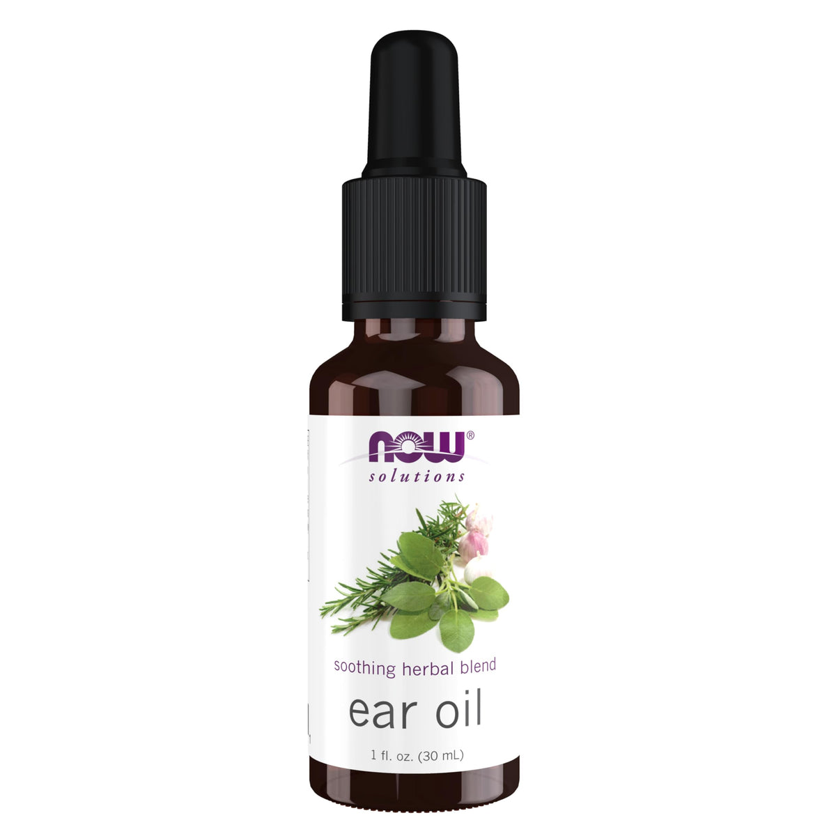 NOW Foods Ear Oil: flacon 1 oz pour une utilisation douce.