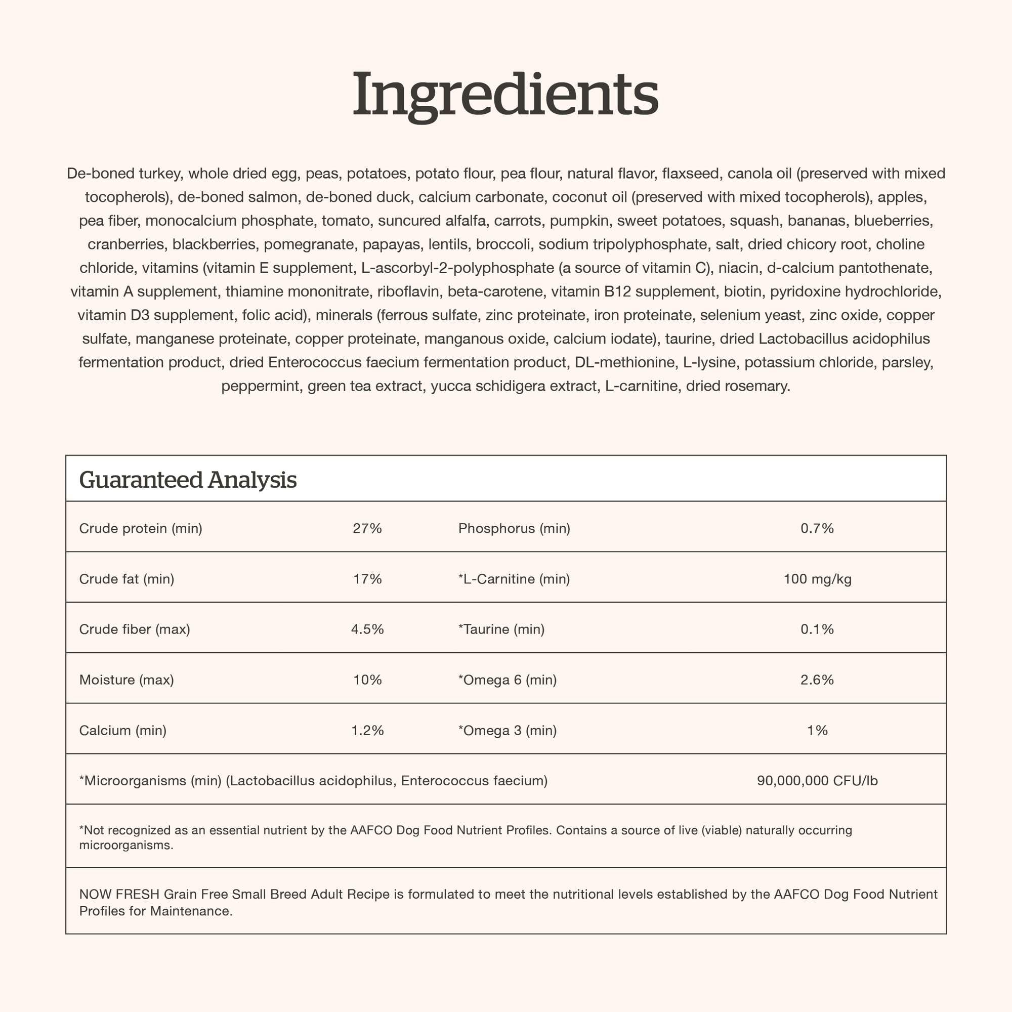 Produit fabriqué au Canada avec des ingrédients fiables et transparents.