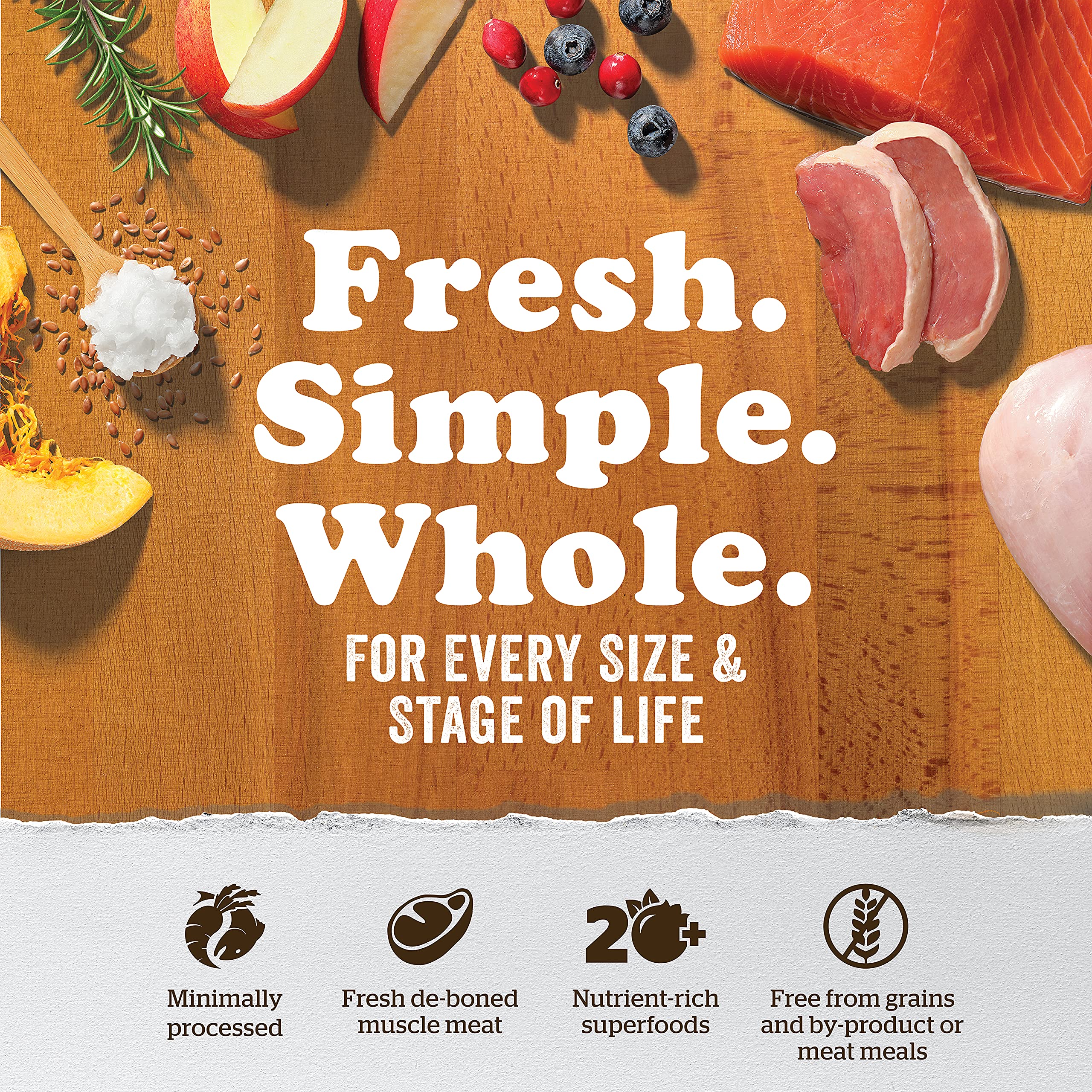 Now Fresh sans céréales et sans gluten: formule adaptée aux chats sensibles.