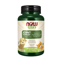 NOW Pets comprimés à mâcher articulations, soutien mobilité pour chiens et chats.